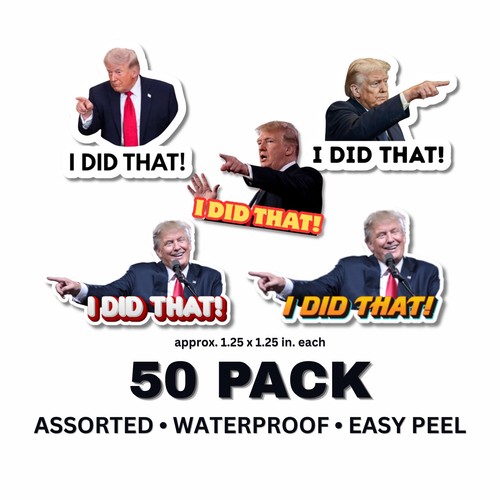 Adesivi trump fatto - adesivi,