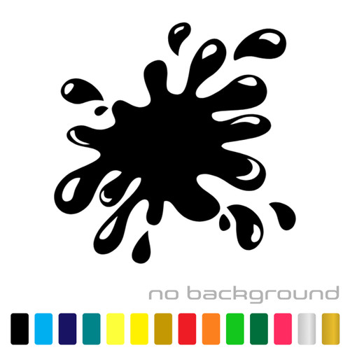 Adesivo vernice splatter