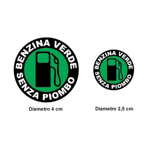 Kit coppia adesivi - adesivi, benzina