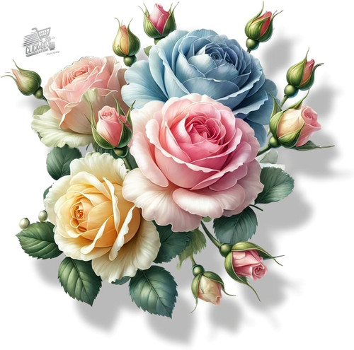 Adesivi rose vinile - adesivi,