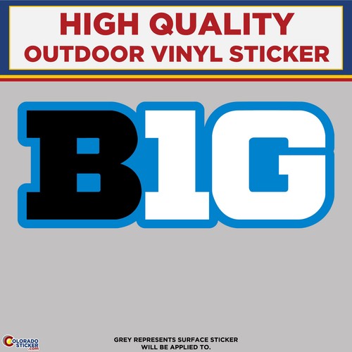 Big ten conference - ten, adesivi