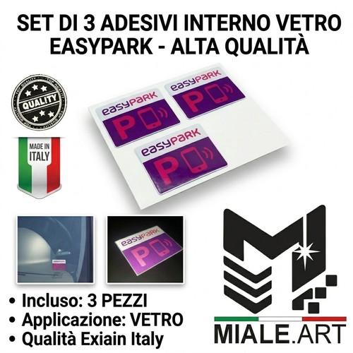 Adesivo easy park 3 pezzi - park,