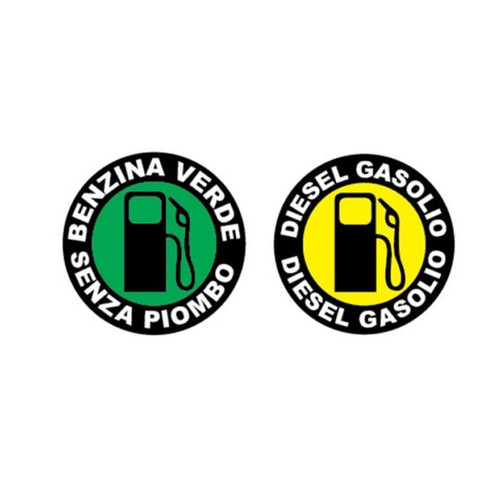Adesivi adesivo benzina - 2x,