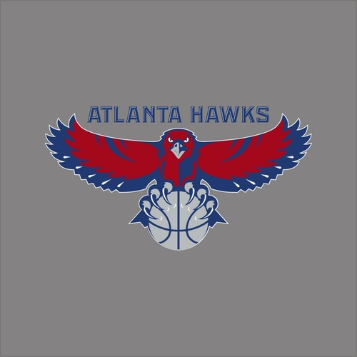 Adesivo vinile atlanta hawks - adesivo,